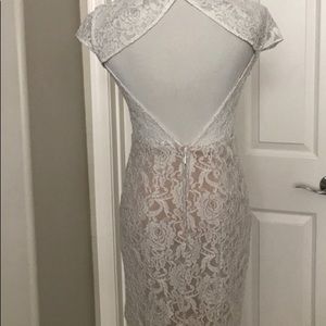 Hailey Logan Adriana Papell Cap Sleeve Dress